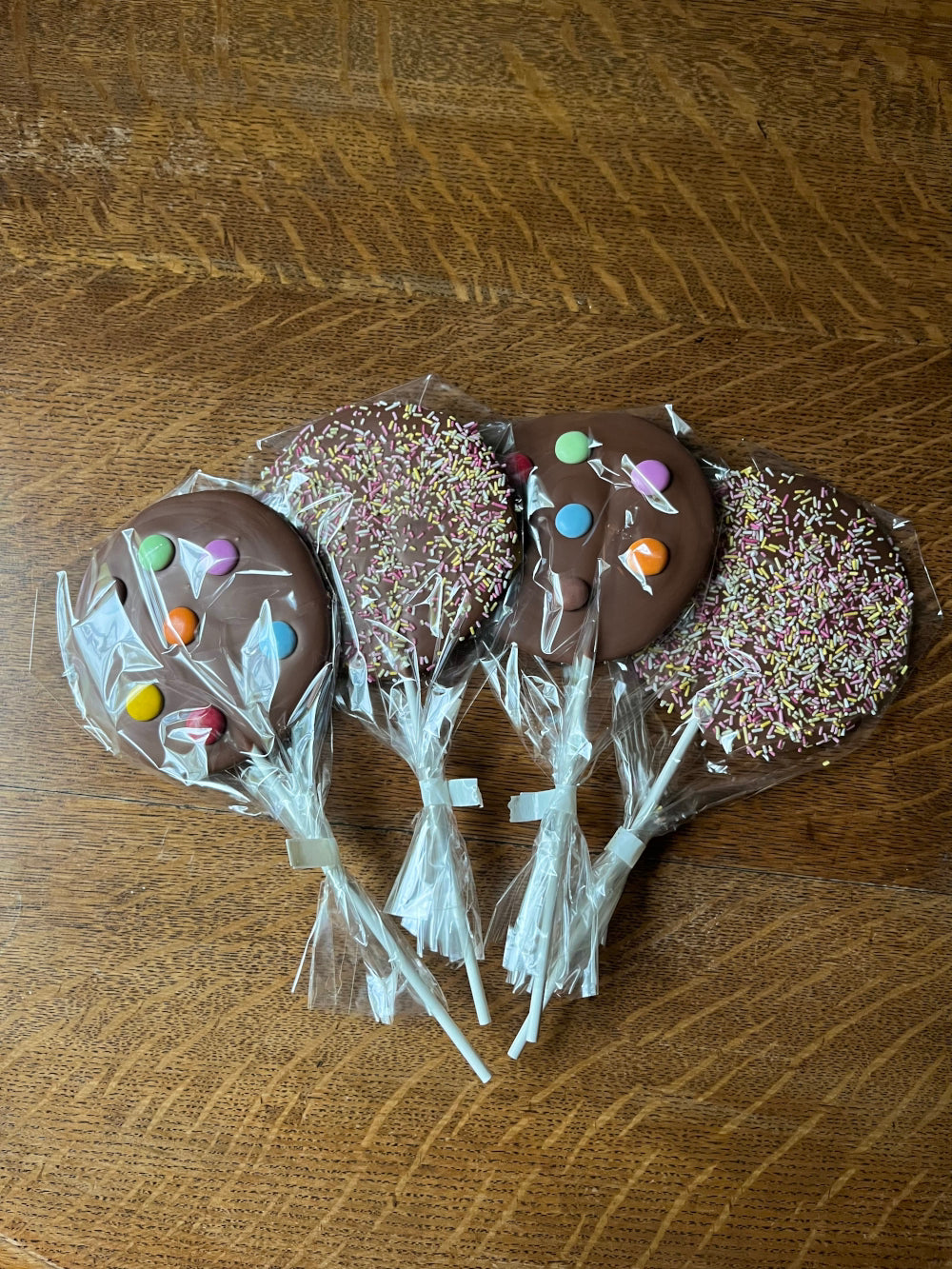 4 x Large Chocolate Lollipops