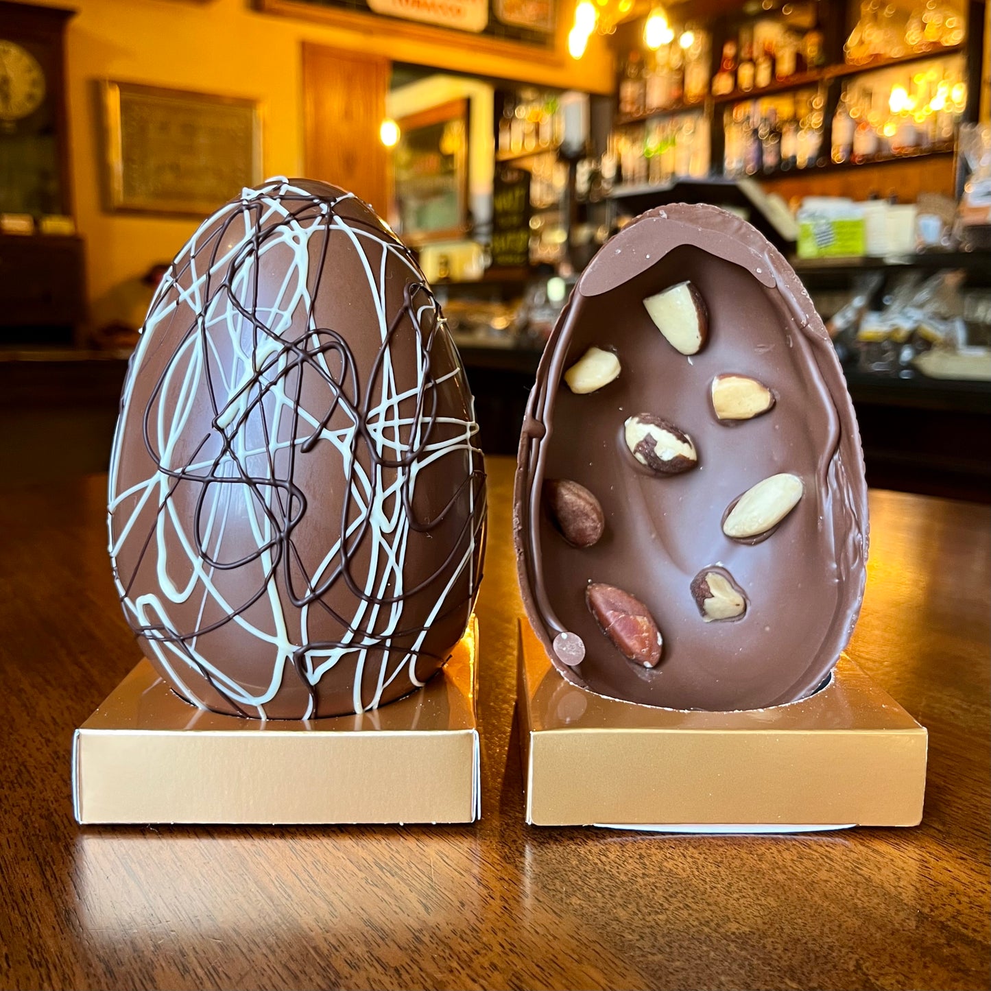 Milk Chocolate and Brazil Nut Easter Egg