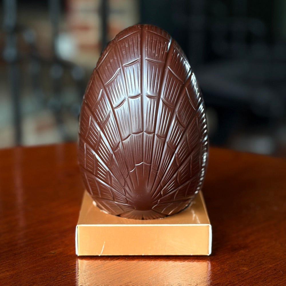 Dark chocolate and Ginger Easter Egg (Vegan)