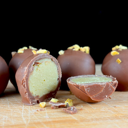 Pistachio & Amaretto Chocolate Truffles