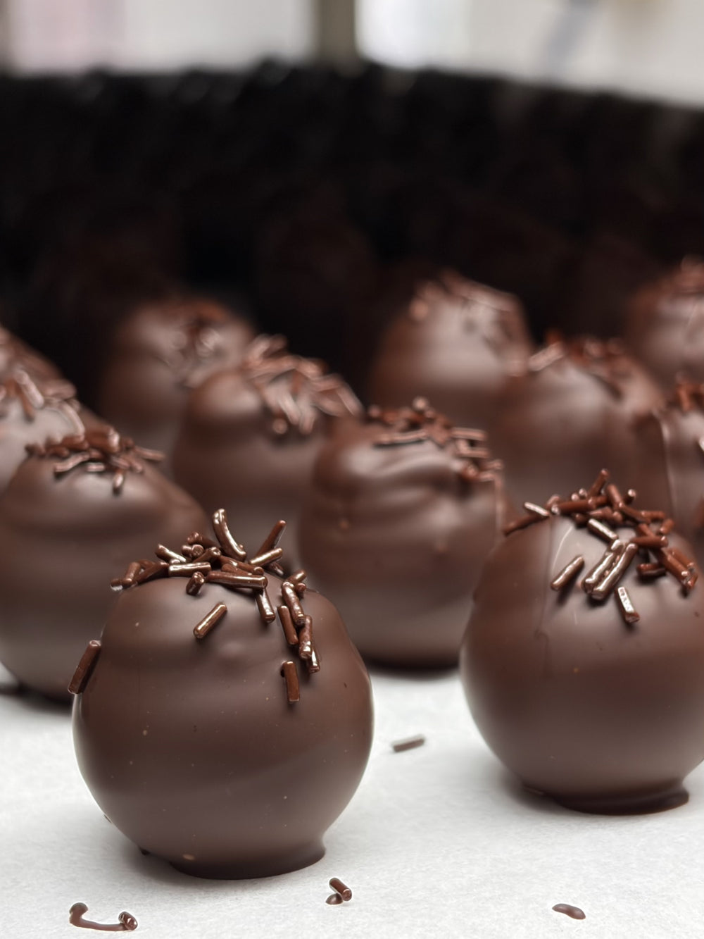 White Peak Rum Truffles